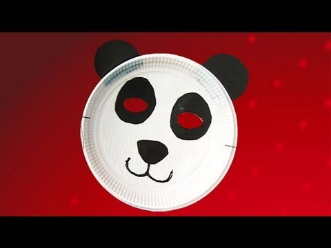 Máscara de oso panda para tu disfraz en Carnaval