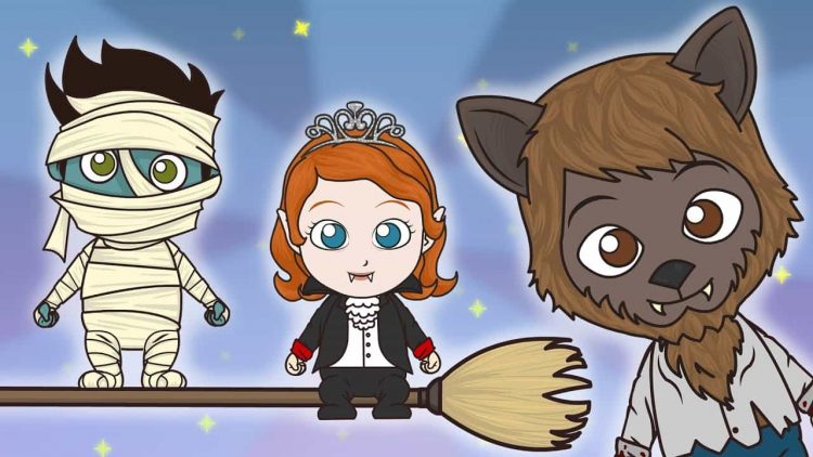 Cinco monstruitos / Canciones para Halloween