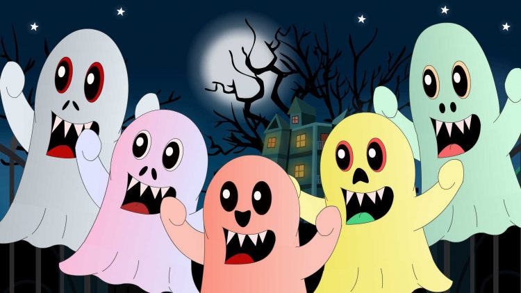 Cinco pequeños monstruos / Canciones infantiles para Halloween