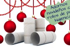 10 adornos navideños muy fáciles con rollos de papel higiénico